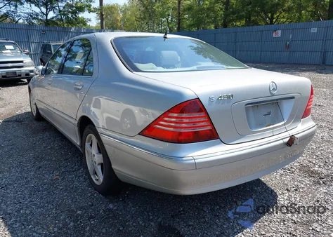2004 Mercedes-Benz S 430 from USA, damaged, VIN WDBNG70J04A386596